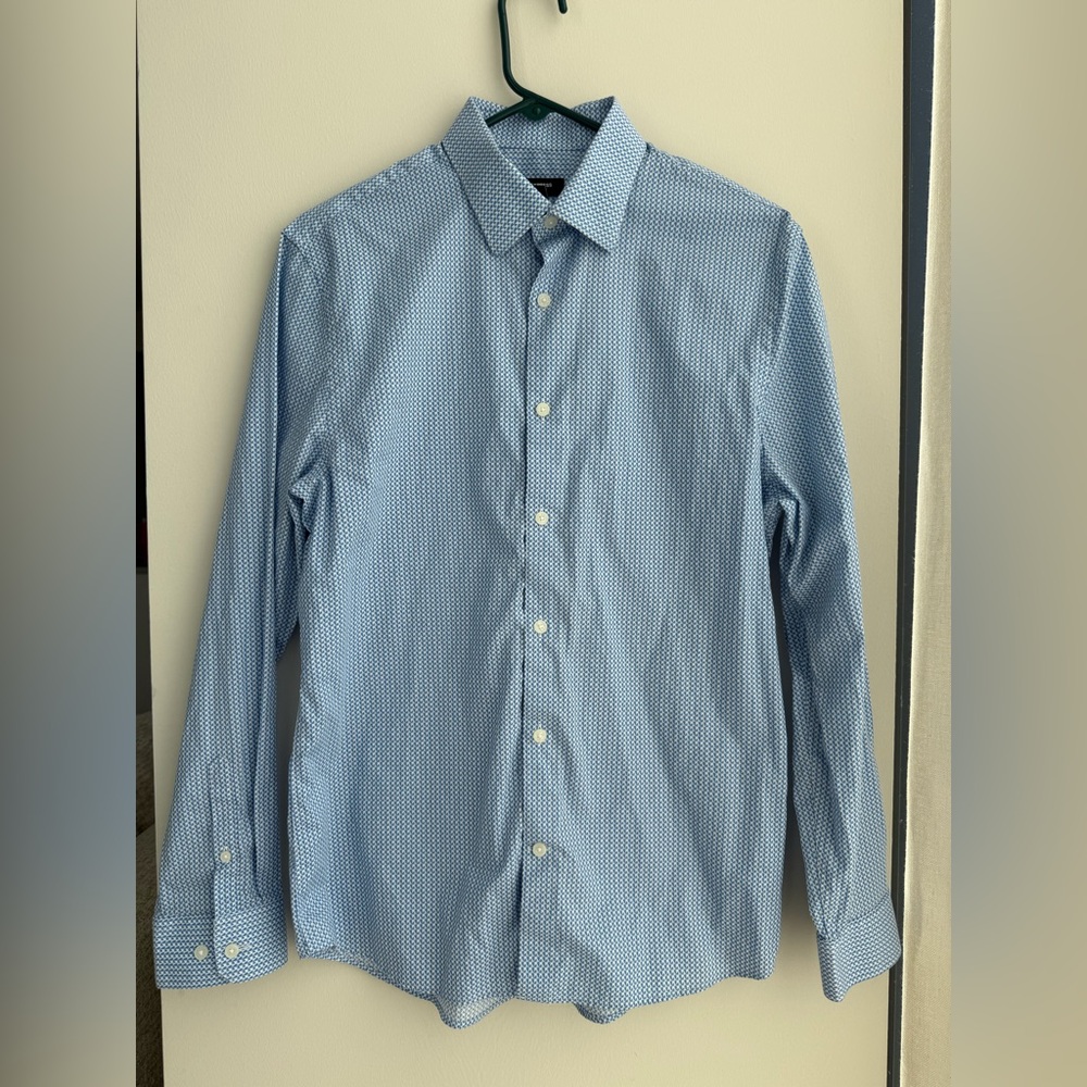 Express Light Blue Collared Shirt